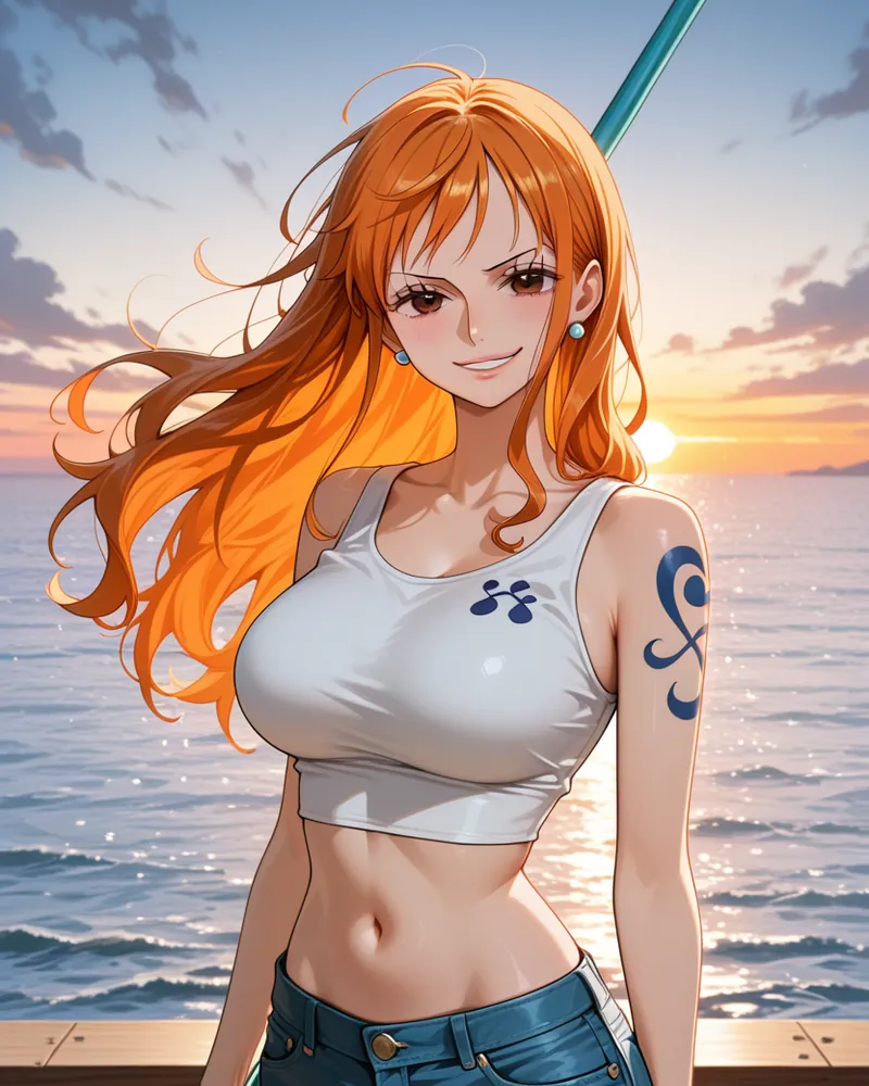 Nami bounty poster: Cat Burglar Nami, 366,000,000 beri